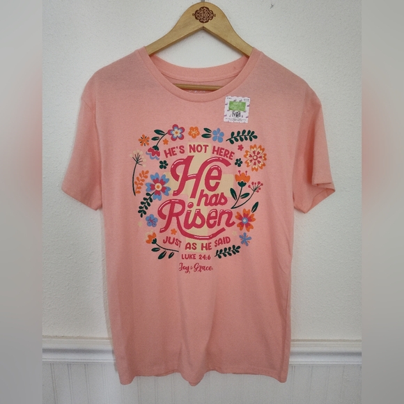 Tops - He Has Risen Easter Tee New! Size Medium